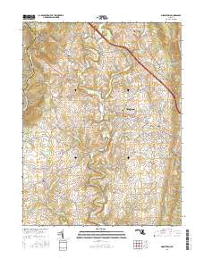 Middletown 2016 topographic map thumbnail