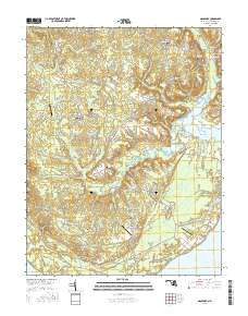 Nanjemoy 2016 topographic map thumbnail