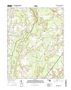 Ninepin Branch 2016 topographic map thumbnail