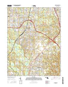 Odenton 2016 topographic map thumbnail