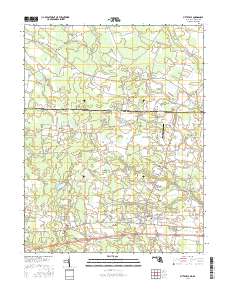 Pittsville 2016 topographic map thumbnail