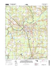 Pocomoke City 2016 topographic map thumbnail