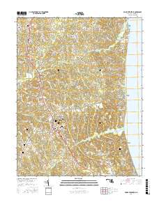 Prince Frederick 2016 topographic map thumbnail