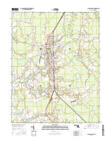 Princess Anne 2016 topographic map thumbnail