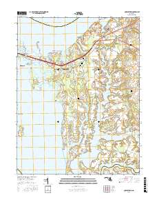 Queenstown 2016 topographic map thumbnail