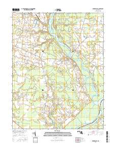 Rhodesdale 2016 topographic map thumbnail