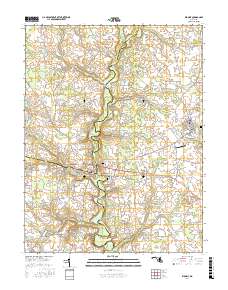 Ridgely 2017 topographic map thumbnail