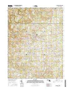 Rising Sun 2016 topographic map thumbnail