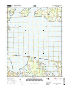 Saint Clements Island 2016 topographic map thumbnail