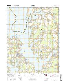 Saint Michaels 2016 topographic map thumbnail
