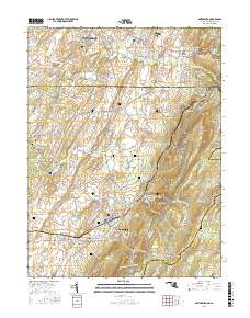 Smithsburg 2016 topographic map thumbnail
