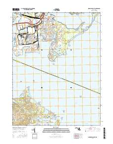 Sparrows Point 2016 topographic map thumbnail