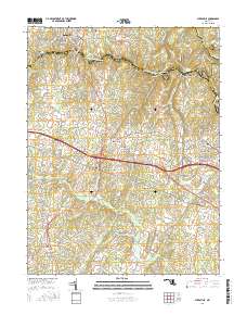 Sykesville 2016 topographic map thumbnail