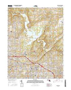 Towson 2016 topographic map thumbnail