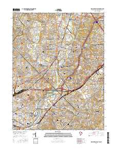 Washington East 2016 topographic map thumbnail