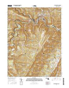 Westernport 2016 topographic map thumbnail
