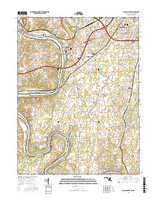 Williamsport 2017 topographic map thumbnail
