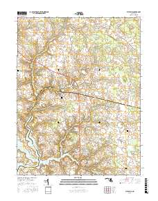 Wye Mills 2016 topographic map thumbnail