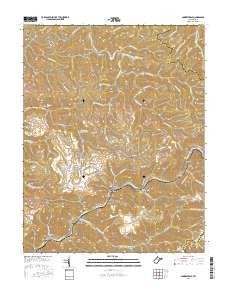 Amherstdale 2016 topographic map thumbnail
