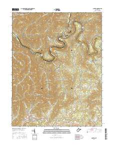 Ansted 2016 topographic map thumbnail