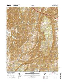 Asbury 2016 topographic map thumbnail