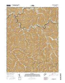 Baileysville 2016 topographic map thumbnail