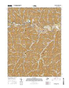 Blacksville 2016 topographic map thumbnail