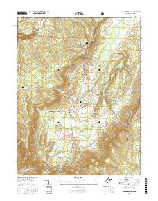 Blackwater Falls 2016 topographic map thumbnail