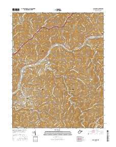 Blue Creek 2016 topographic map thumbnail