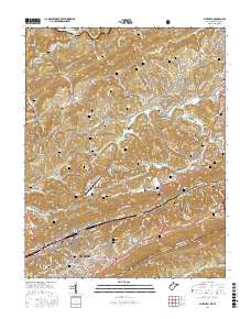 Bluefield 2016 topographic map thumbnail