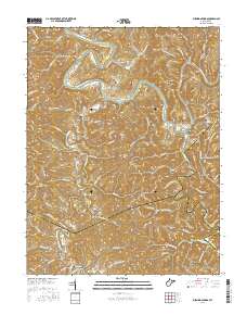 Burning Springs 2016 topographic map thumbnail