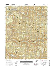 Camden On Gauley 2016 topographic map thumbnail