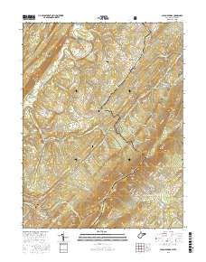Capon Springs 2016 topographic map thumbnail