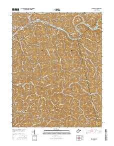 Clendenin 2016 topographic map thumbnail