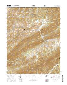 Gap Mills 2016 topographic map thumbnail