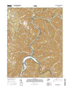 Gauley Bridge 2016 topographic map thumbnail