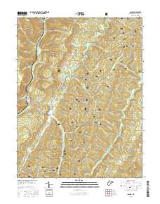 Glady 2016 topographic map thumbnail