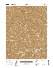 Glover Gap 2016 topographic map thumbnail