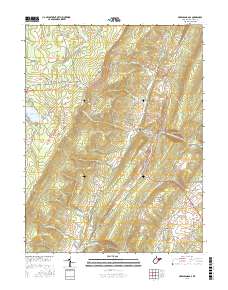 Greenland Gap 2016 topographic map thumbnail