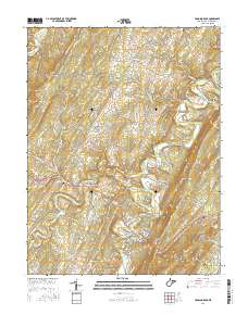 Hanging Rock 2016 topographic map thumbnail