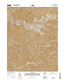 Harrisville 2016 topographic map thumbnail