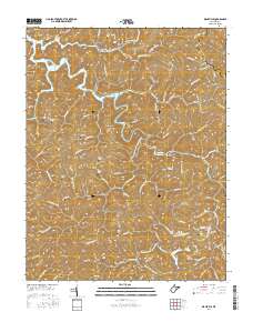 Kiahsville 2016 topographic map thumbnail