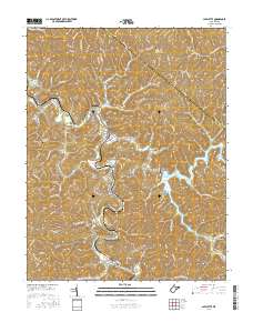 Lavalette 2016 topographic map thumbnail
