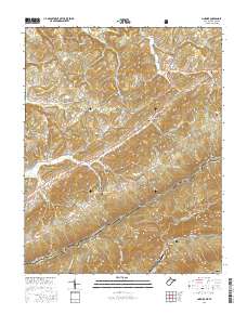 Lindside 2016 topographic map thumbnail