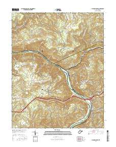 Meadow Creek 2016 topographic map thumbnail