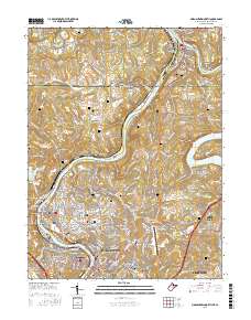 Morgantown North 2016 topographic map thumbnail