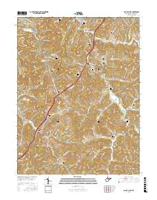 Mount Clare 2016 topographic map thumbnail