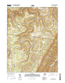 Mount Storm 2016 topographic map thumbnail