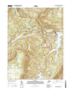 Mount Storm Lake 2016 topographic map thumbnail
