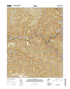 Mullens 2016 topographic map thumbnail